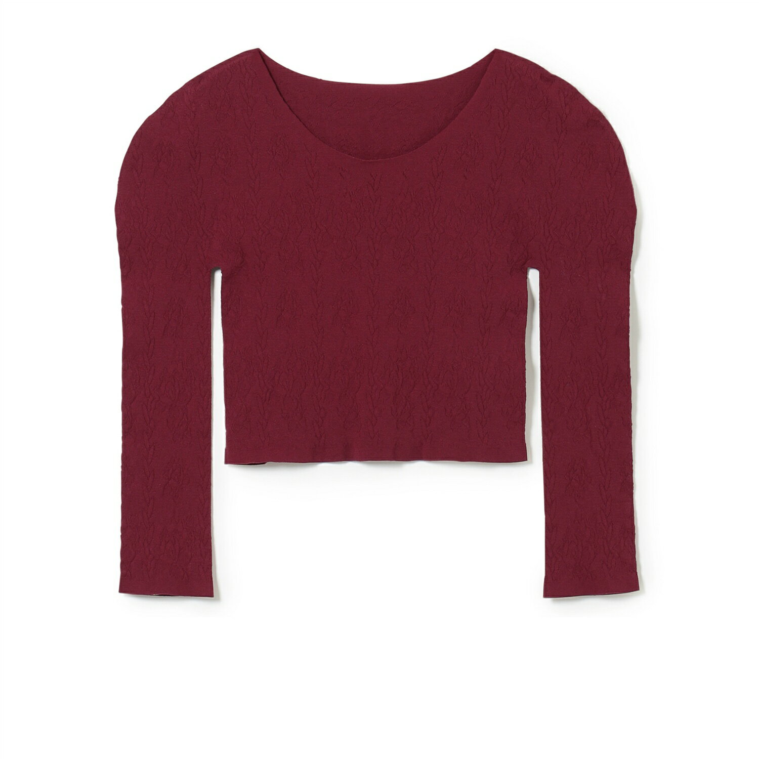 【チャコット 公式(chacott)】【ノーソーイングニット】(ジュニア)ローズレース7分袖ショートトップのサムネイル