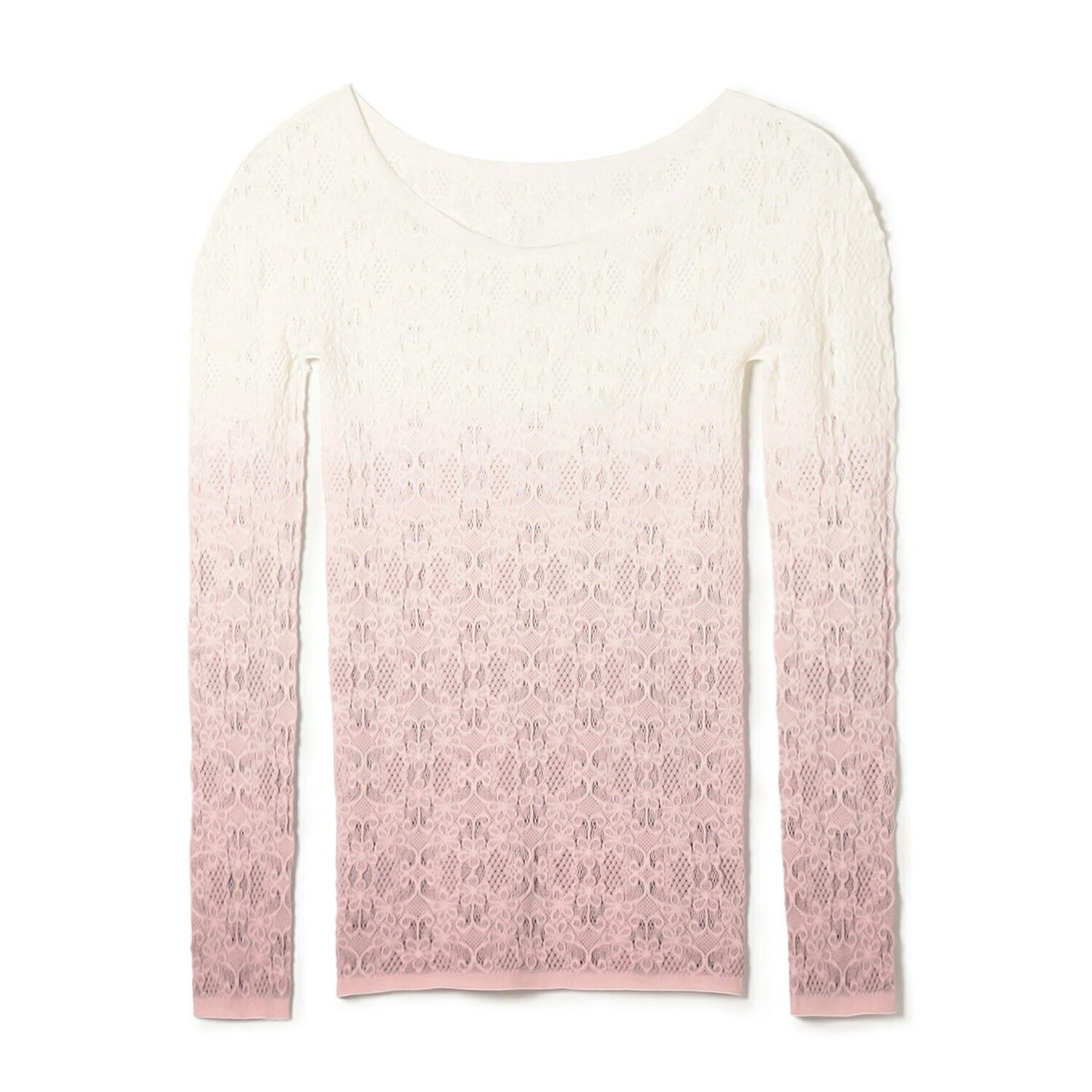 【チャコット 公式(chacott)】【ノーソーイングニット】グラデーションクルーネックトップのサムネイル