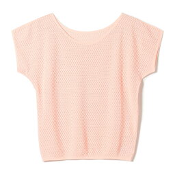 【チャコット 公式(chacott)】【BODY COOL糸使用 ノーソーイングニット】レースニットTシャツ