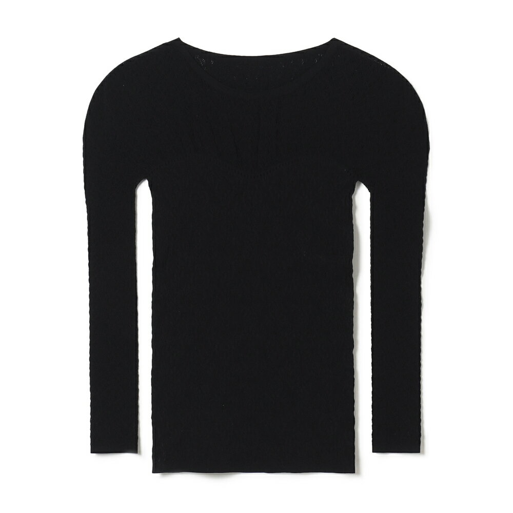 【チャコット 公式(chacott)】【ノーソーイングニット】フェアリーレース長袖トップのサムネイル