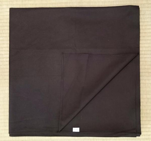 【茶道具】【風呂敷】木綿100%大風呂敷 -こげ茶色-（約175cm角）5巾
