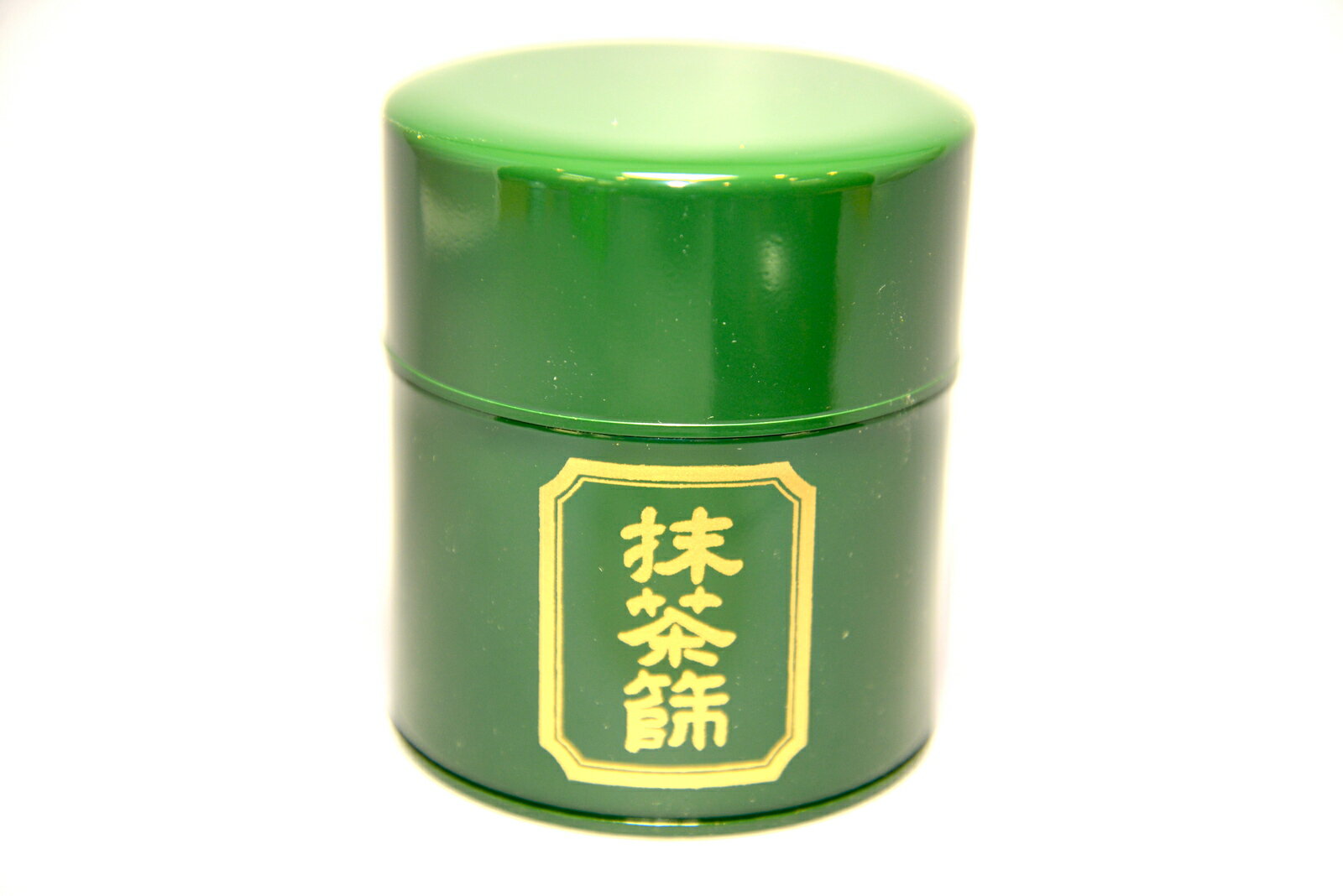ブリキ塗缶　抹茶ふるいセット　＜緑・みどり＞/　Green Tea strainer