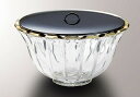 【茶道具/水指/mizusashi/fresh-water container】末広金縁水指 長寿作(化粧箱)