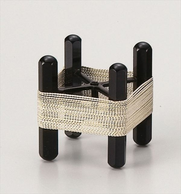 【茶道具/蓋置/futaoki/lid rest】蓋置　糸巻　金谷浄雲作（桐箱）