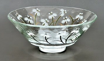 平茶碗　義山　鷺草　東太武朗作（化粧箱）φ15×H6cm