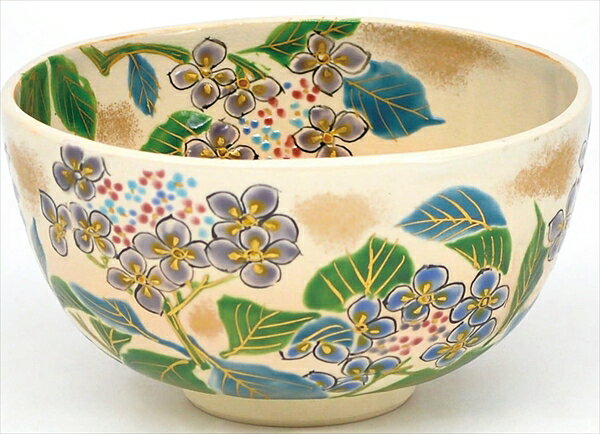 茶碗　御本　紫陽花　壱休窯（桐箱）