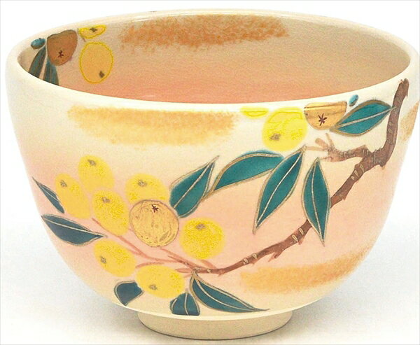 茶碗　御本　ビワ　加藤永真作（化粧箱）