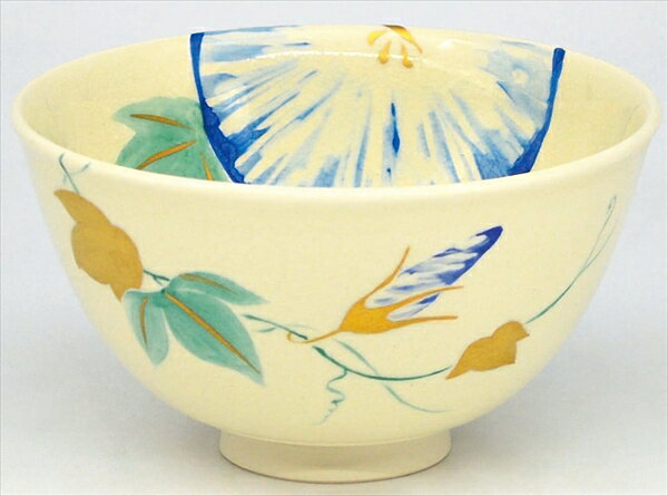 茶碗　朝顔　今岡三四郎作（桐箱）