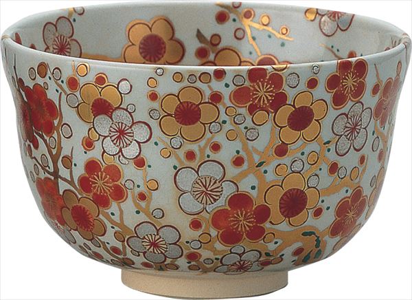 茶碗　御本手　梅林　宮地英香作（化粧箱）