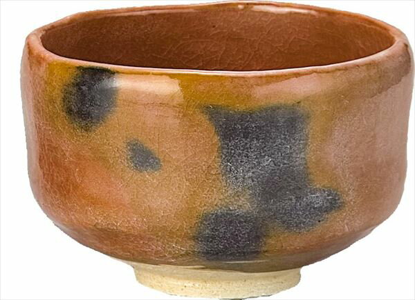 利休茶碗　小茶碗　野点茶碗　赤楽　松楽窯（化粧箱）