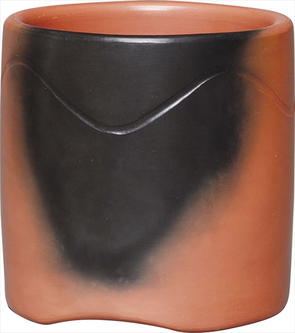 火入　赤　雲華　筒形　蒲池窯（桐箱）