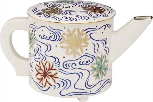 【茶道具/水注】片口水注　海松波　御室窯（桐箱）