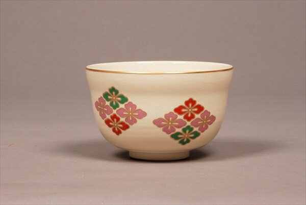 花菱　仁清　茶碗/chawan/teabowl