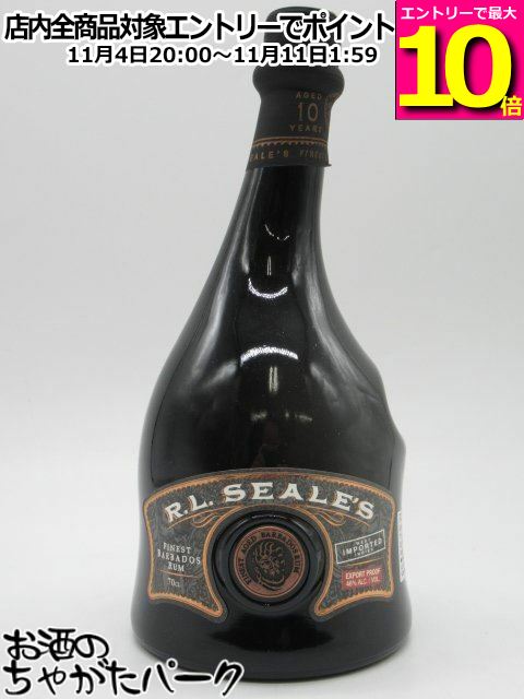 マラソン期間中エントリーでポイント10倍！フォースクエア R.L.SEALE’S 10年 ラム 46.0度 700ml