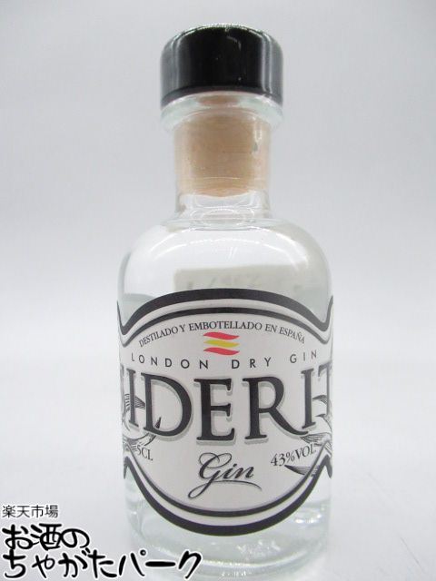 シデリット ロンドン ドライ ジン ミニチュア 43度 50ml
