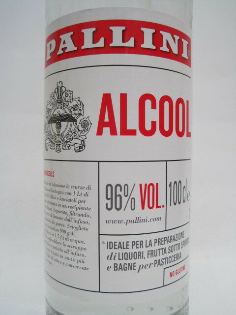 マラソン期間中エントリーでポイント10倍！パッリーニ ウォッカ 96度 1000ml 【佐川急便で発送】【代引不可】【クール便不可】 【クール便との同梱不可】