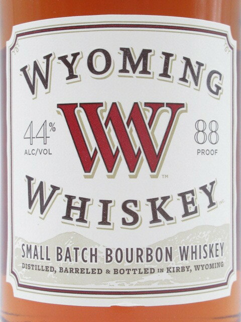 ワイオミング スモールバッチ バーボンウイスキー 並行品 44度 750ml