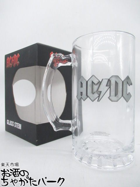 タル　ジョッキ AC/DC メタルバッジ付きビールジョッキ