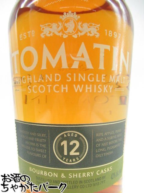 トマーティン 12年 バーボン＆シェリーカスク 並行品 43度 1000ml