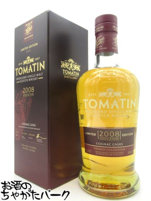 TOMATIN トマーティン 12年 2008 コニャック エディション 並行品 46度 700ml