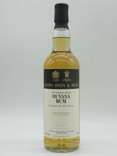 ガイアナ 10年 2010 ラム (BBR ベリーブラザーズ&ラッド) 58.7度 700ml ガイアナ 10年 2010 ラム (BBR ベリーブラザーズ&ラッド) 58.7度 700ml
