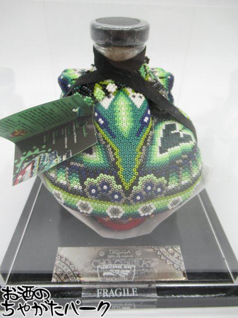 チャキーラ ビーディッド レポサド 40度 750ml ■ウイチョル族の作るビーズアートボトル