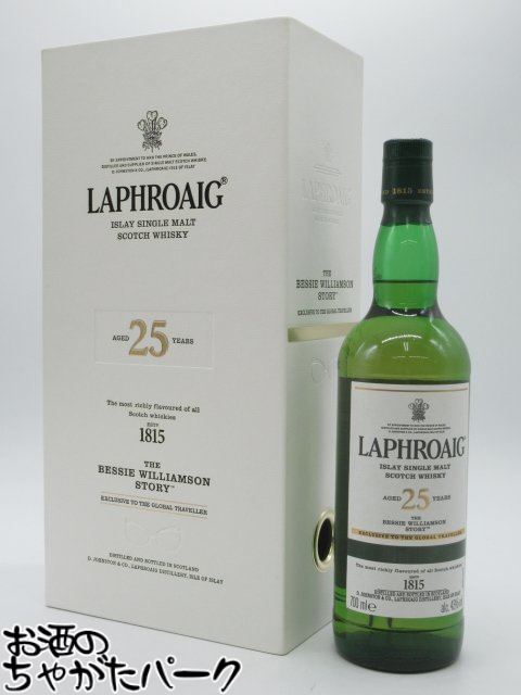 LAPHROAIG ラフロイグ 25年 ベッシー ウィリアムソン ストーリー 並行品 43度 700ml