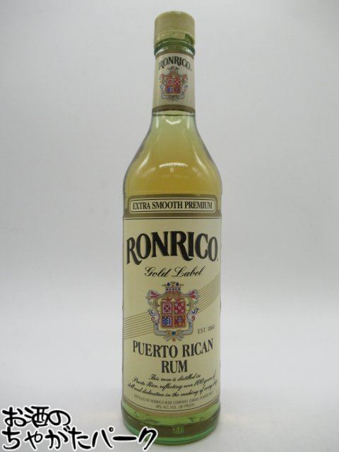 【古酒】【キャップ破損あり】【旧ラベル】 ロンリコ ゴールド 40度 750ml 【LL-0209-139-1】