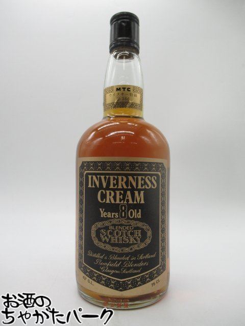 ブラックフライデー期間中エントリーでポイント10倍！【古酒】 インヴァーネス クリーム 8年 特級表示 正規品 ミリオン商事 43度 750ml 【LL-1101-10】