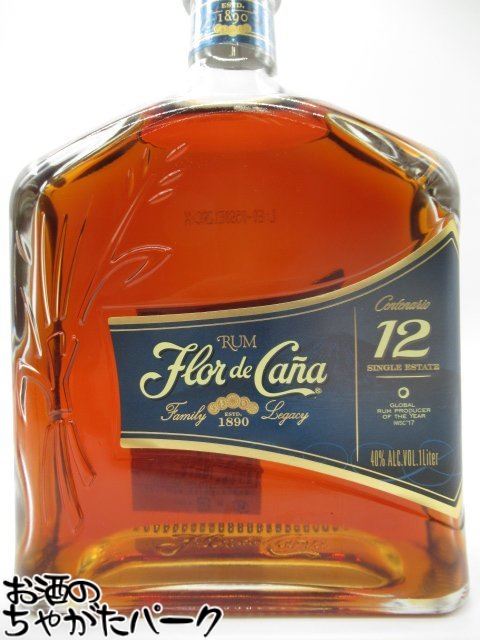 マラソン期間中エントリーでポイント10倍！フロール デ カーニャ 12年 センテナリオ 並行品 40度 1000ml (ニカラグア)