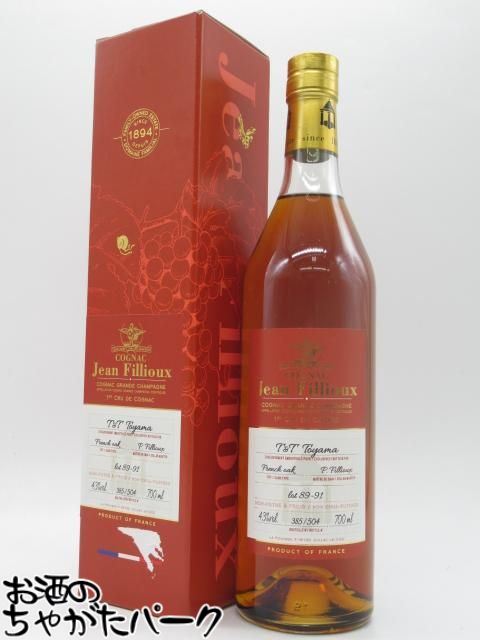 【箱に傷みあり】 ジャンフィユー LOT89-91 フレンチオーク for T&T TOYAMA 43度 700ml