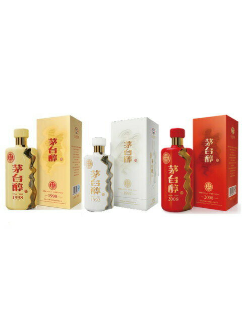 商品説明[中国酒　(ワイン含む)]　＞ [白酒　]年代物「茅台醇」の飲み比べ合計3本セットとなります。高級感あふれる化粧箱入り！柔らかくまろやかでバランスのとれた味わいが特徴な茅台醇をぜひお楽しみください。3点全て正規輸入品となります。　