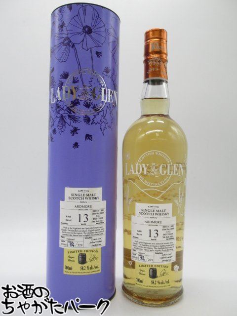 アードモア 13年 2009 レディ オブ ザ グレン (ハンナ ウイスキー マーチャンツ) 58.2度 700ml