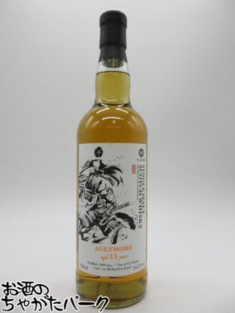 オルトモア 13年 2009 1stフィルバーボンカスク 武将シリーズ 58.2度 700ml
