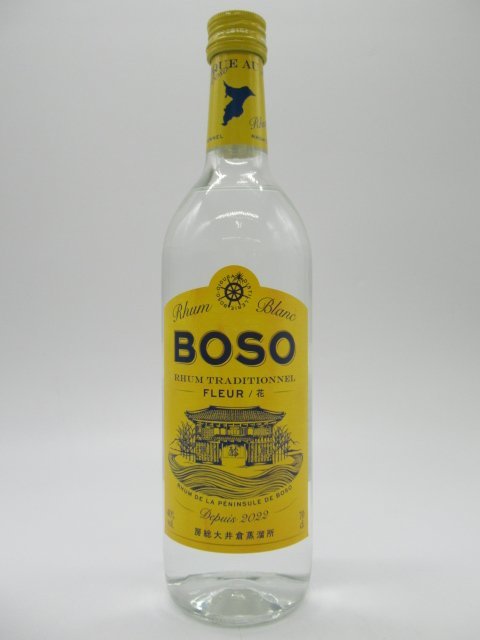 房総大井倉蒸溜所 BOSO Rhum blanc Fleur 花 房総ラム フルールブラン 40度 700ml