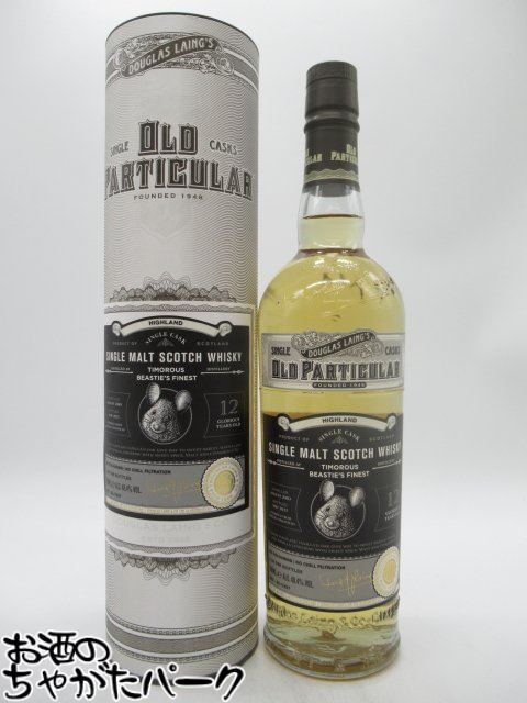 11月1日限定！エントリーでポイントバック100％を狙え！ティモラス ビースティズ ファイネスト 12年 2010 オールド パティキュラー ミッドナイト (ダグラスレイン) 48.4度 700ml