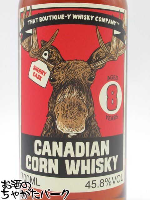カナディアン コーンウイスキー 8年 ブティックウイスキー バフェット (ブティックウイスキー) 45.8度 700ml