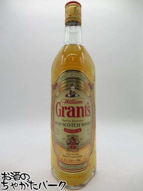 【古酒】 グランツ ファミリーリザーブ 特級表示 正規品 三楽 43度 750ml [LL-0522-14-3]