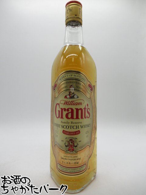 【古酒】 グランツ ファミリーリザーブ 特級表示 正規品 三楽 43度 750ml [LL-0522-14-5]