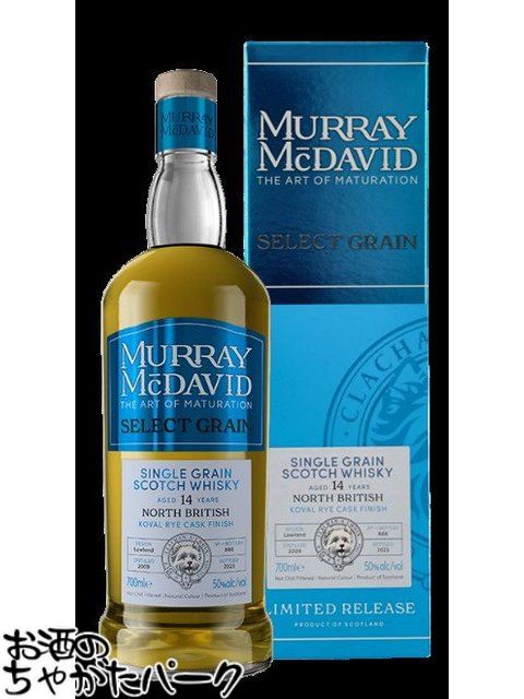 ノースブリティッシュ 14年 2009 セレクトグレーン コーヴァル ライウイスキー (マーレイ マクダヴィッド) 50度 700ml