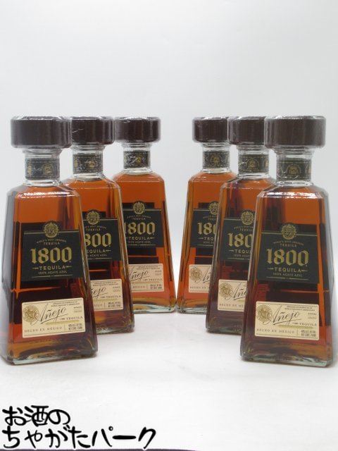 11/17より出荷!【6本セット】 クエルボ 1800 アネホ 並行品 40度 750ml×6本 (1ケース)