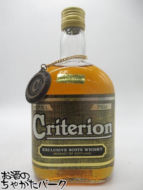 【古酒】 クリテリオン 特級表示 正規品 森村商事 43度 750ml [LL-1102-30]
