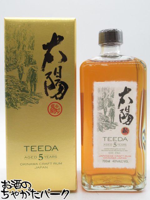 ヘリオス酒造 TEEDA (ティーダ) 5年 沖縄産ダークラム 40度 700ml