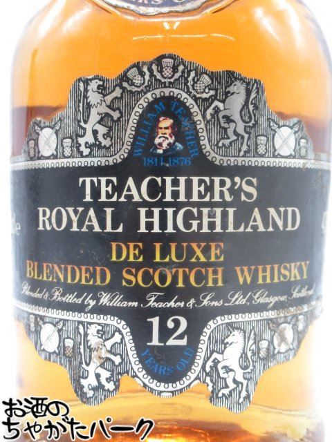 【古酒】 ティーチャーズ ロイヤル ハイランド 12年 正規品 サントリー 43度 750ml [LL-0204-36-1]