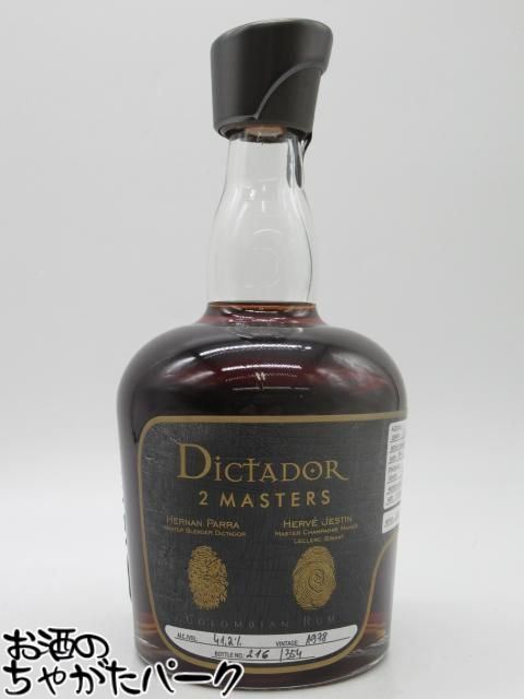 【箱なし】 ディクタドール 2マスターズ ルクレール ブリアン 39年 1978 コロンビアン ラム 41.2度 700ml