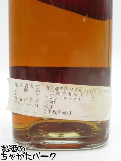 お酒のちゃがたパーク　楽天市場店のブラックフライデー期間中エントリーでポイント10倍！【古酒】 ジョニーウォーカー 赤 レッドラベル 特級表示 (Y876) 正規品 三菱商事 43度 760ml [LL-0702-17]｜アングル3