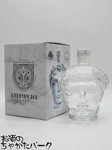 インパヴィッド ラグジュアリー ジン 40度 700ml ■ミケランジェロのダヴィデ像の顔がそのままボトルになった芸術的なジン インパヴィッド ラグジュアリー ジン 40度 700ml ■ミケランジェロのダヴィデ像の顔がそのままボトルになった芸術的なジン