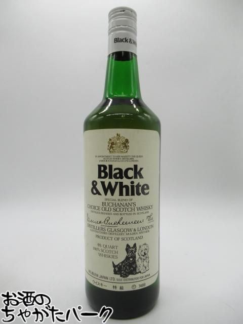 ブラックフライデー期間中エントリーでポイント10倍！【古酒】 ブラック＆ホワイト 特級表示 (T7466) 正規品 日本ヒューブライン 43度 760ml [LL-0804-61]