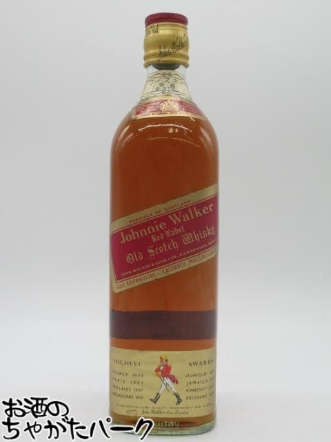 ブラックフライデー期間中エントリーでポイント10倍！【古酒】 ジョニーウォーカー 赤 レッドラベル 特級表示 (Y876) 正規品 三菱商事 43度 760ml [LL-0929-11]