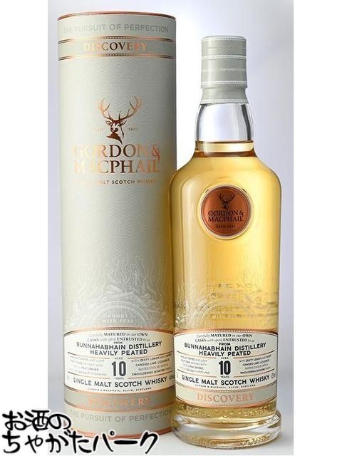 ブラックフライデー期間中エントリーでポイント10倍！ブナハーブン 10年 スモーキー ヘビリーピーテッド ディスカバリー (ゴードン＆マクファイル) 正規品 43度 700ml